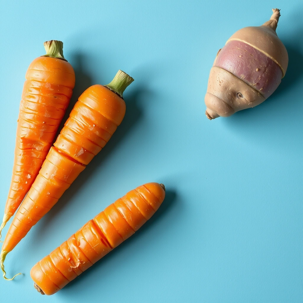 Carottes, patates douces et légumes verts foncés, sources de vitamine A